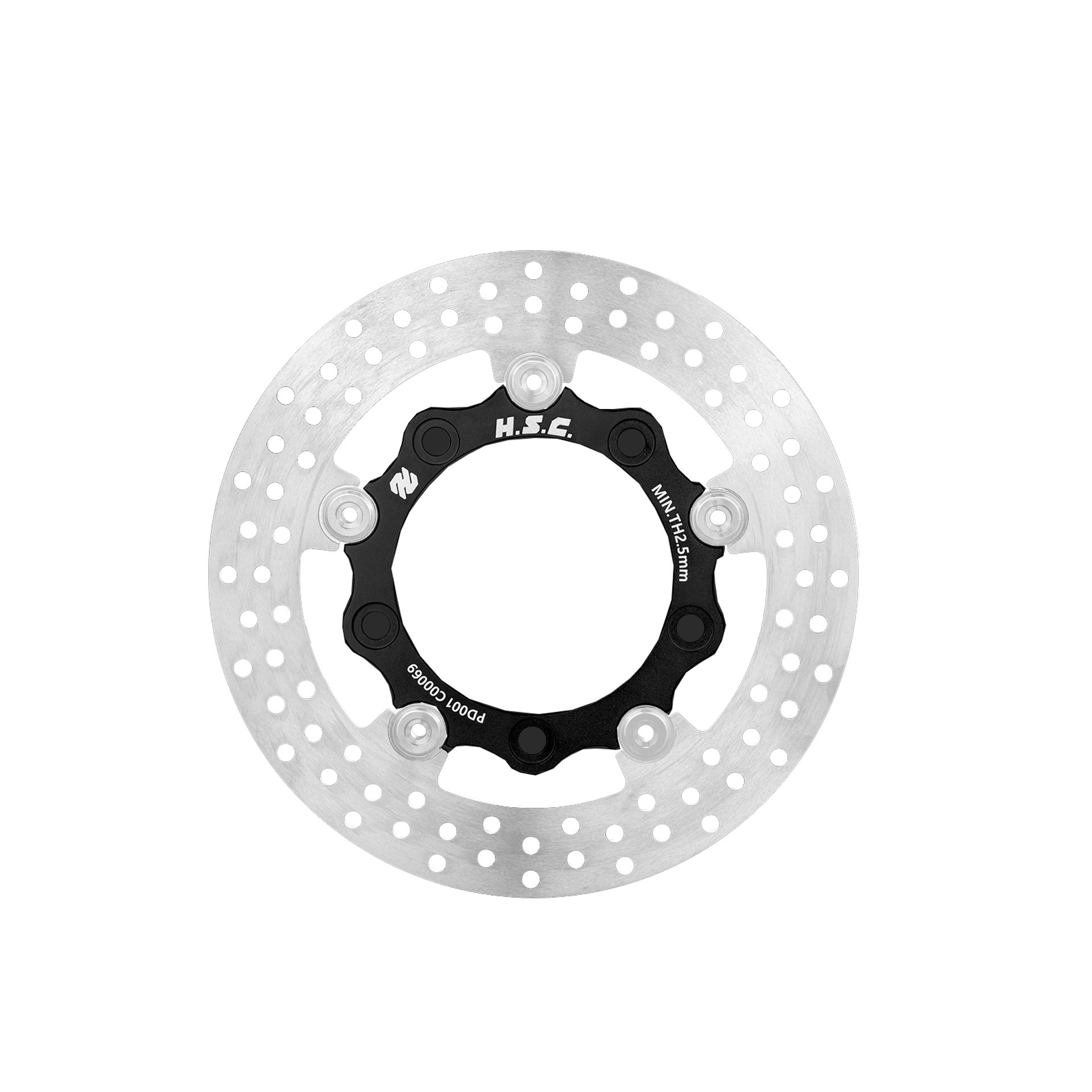 FBD045 Motorcycle 267MM Front Floating Brake Discs Rotors for YAMAHA TMAX/XMAX/R15V2/M-SLAZ